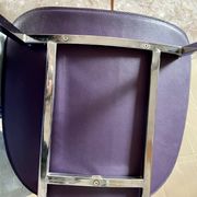 Javier Mariscal chair - "Garriris" model purple leather