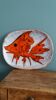 Plate signed Monique Brunner, Pansier, Pottery of the Aquarius, Vallauris