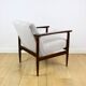 Fauteuil vintage Loft années 1970 marron clair - gris clair