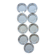 8 assiettes plates Badonviller Chaville