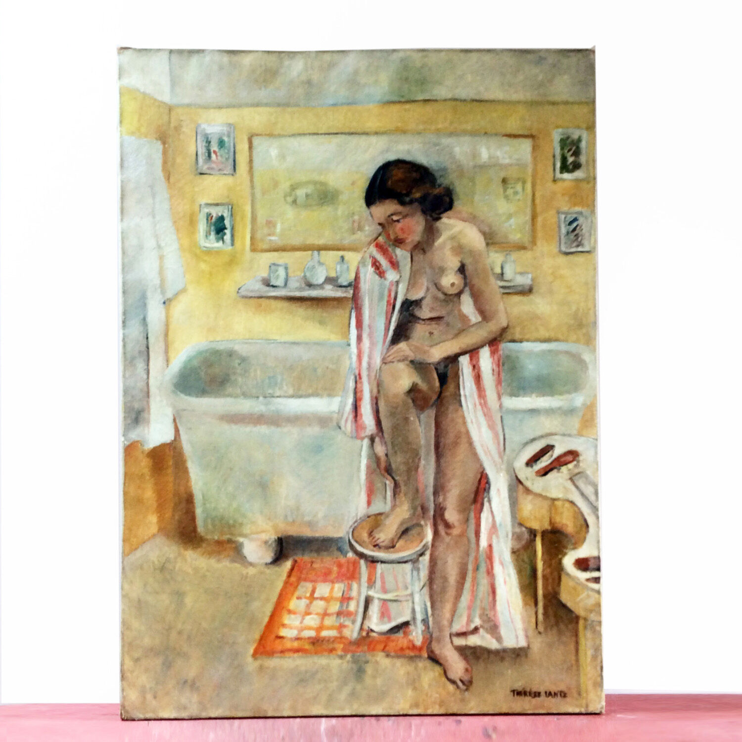 40's "The exit from the bath"
