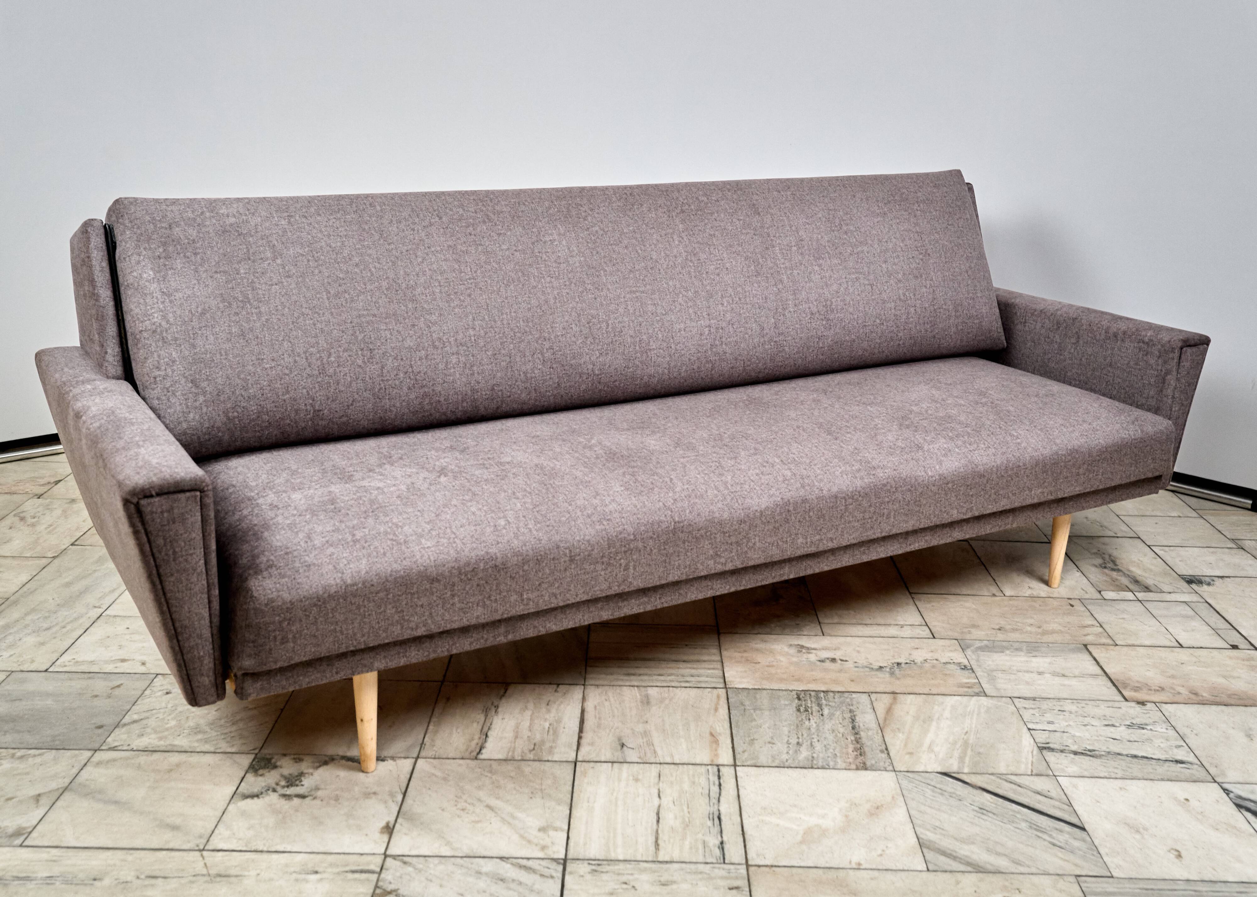 Vintage Sofa Bed by UP-Zavody, 1960s, Czechoslovakia