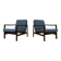 Fauteuil des années 60 par Zenon Bączyk, Pologne.