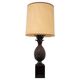 Vintage Brown Ceramic Pineapple Desk Lamp, 1970s