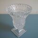 Vase médicis cristal moulé déco bohème vintage french crystal vase