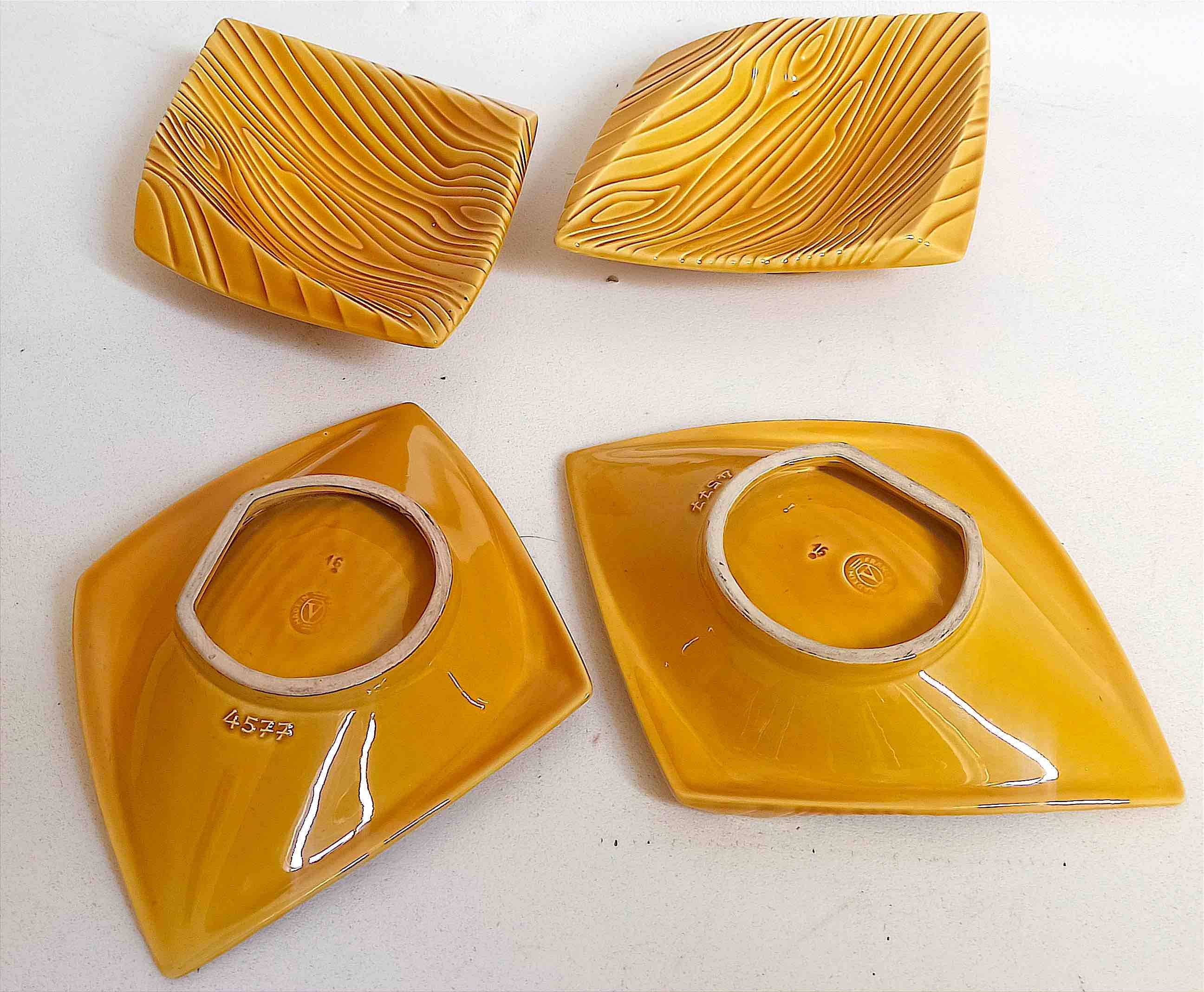 Set of 4 ceramic bowls Verceram France