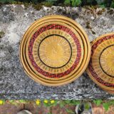 Vintage woven wicker basket
