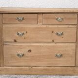 English style chest of drawers 1920 pine and pitchpin