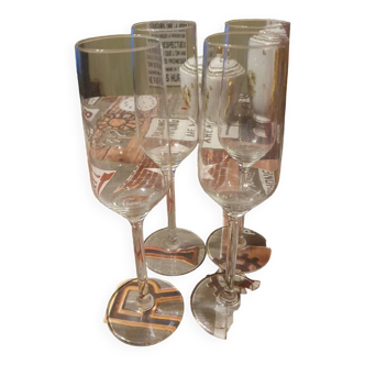 Champagne flute in batch