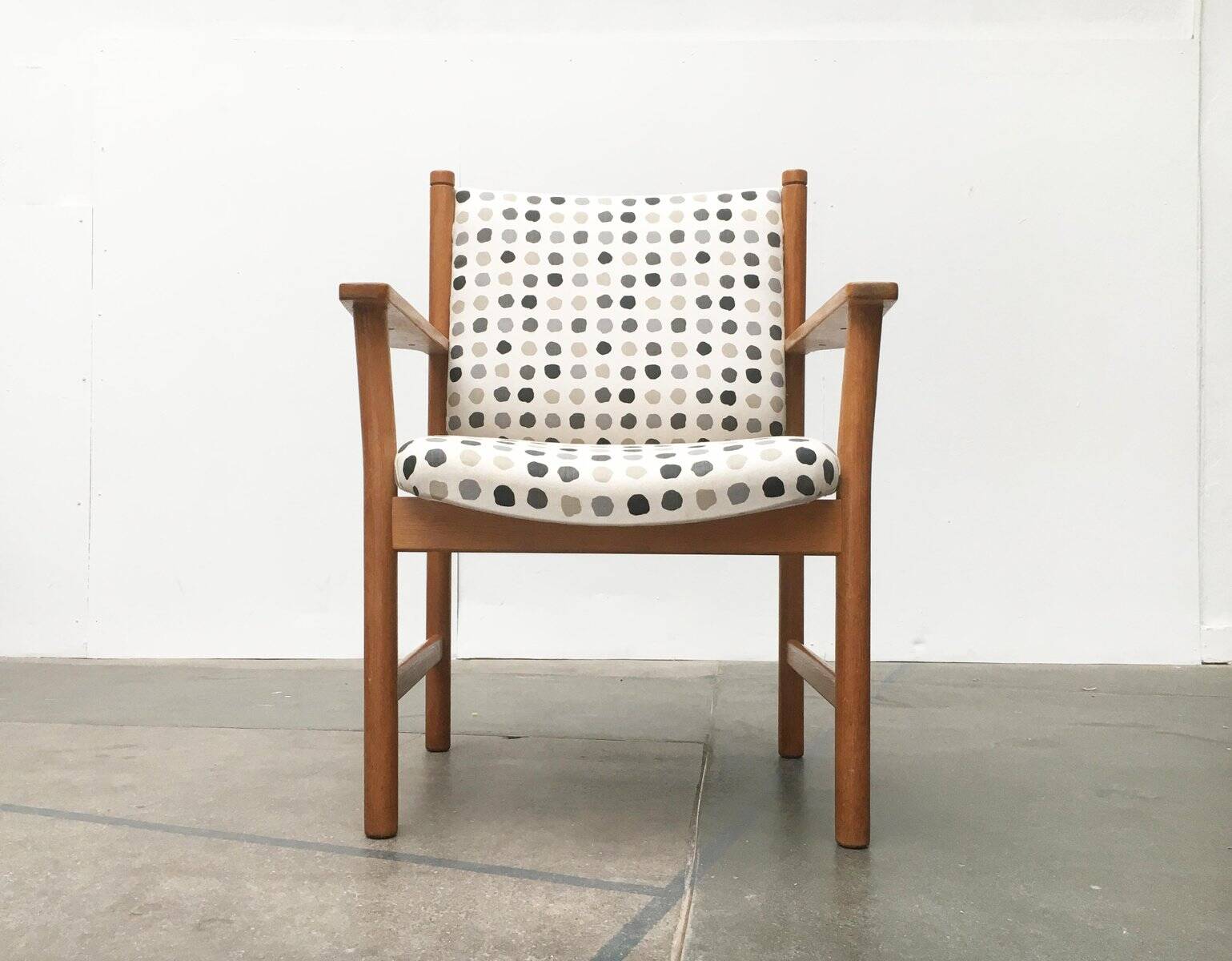 Set of mid-century Danish oak armchairs by Kurt Østervig.