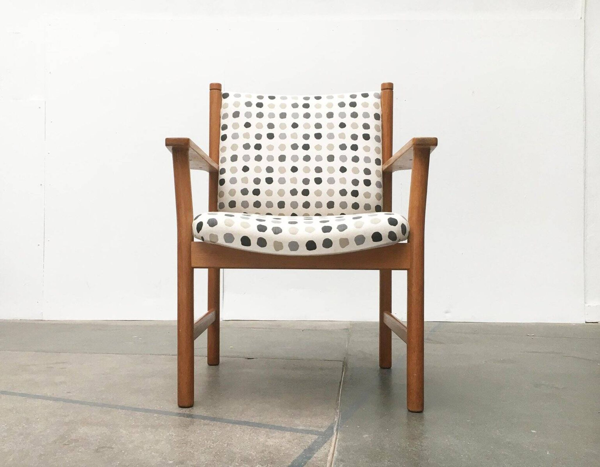 Set of mid-century Danish oak armchairs by Kurt Østervig.