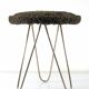 Bronze mid-century vintage stool – 1950s / 1960s