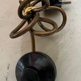 Golden palm floor lamp 70s