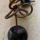 Golden palm floor lamp 70s