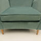Armchair in velvet 1950s