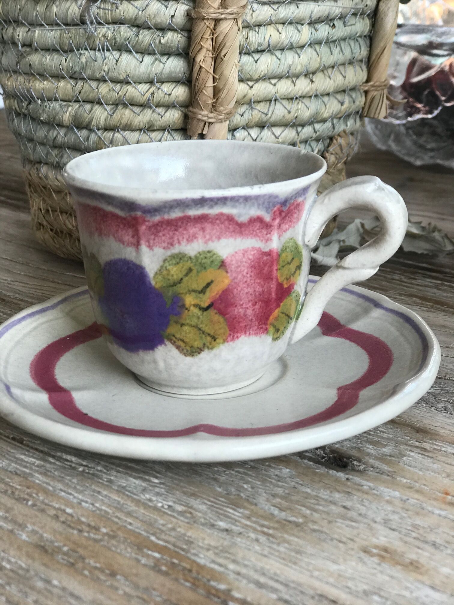 Lot of 6 vintage coffee cups