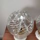 Paire d’appliques murales globes vintage