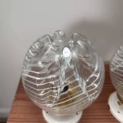 Pair of vintage globe wall lights