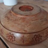 Wooden fruit bowl