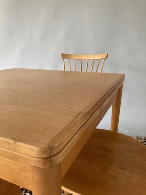 Dutch-1960s-dining-table and four chairs