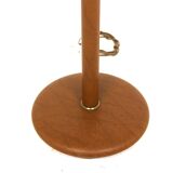 Lampadaire scandinave en métal et en vinyle, Suède, 1950