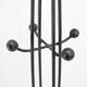 Porte-manteau en fer forgé et arbre à hall debout postmoderne italien des années 1980