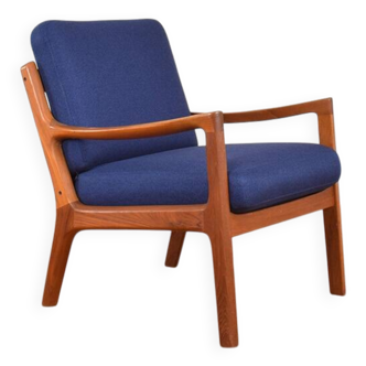 Danish Teak Senator Lounge Chair by Ole Wanscher for Cado, 1960s.