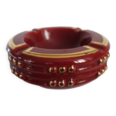 Vintage earthenware ashtray 40/50 Blanche Letalle