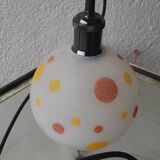 60's opaline suspension