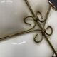 Murano Opaline Glass Pendant Light in Wrought Iron Frame, Italy, Mid-C