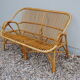 Seat rattan 60s vintage