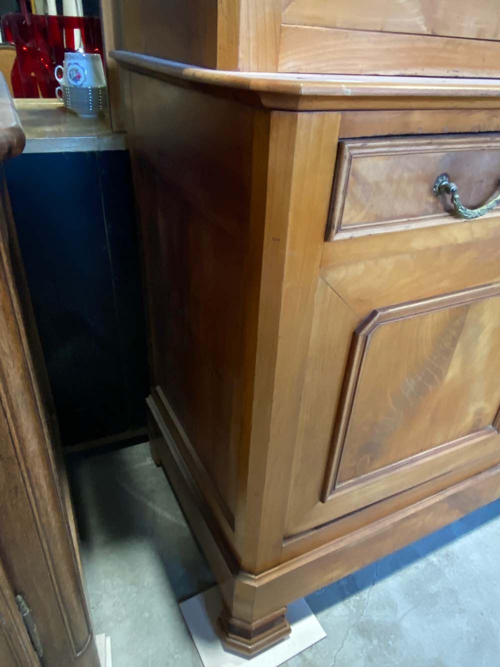Buffet deux corps, merisier