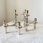 Vintage Stoff Nagel Modular Candle Holder, Iconic German Design, BMF