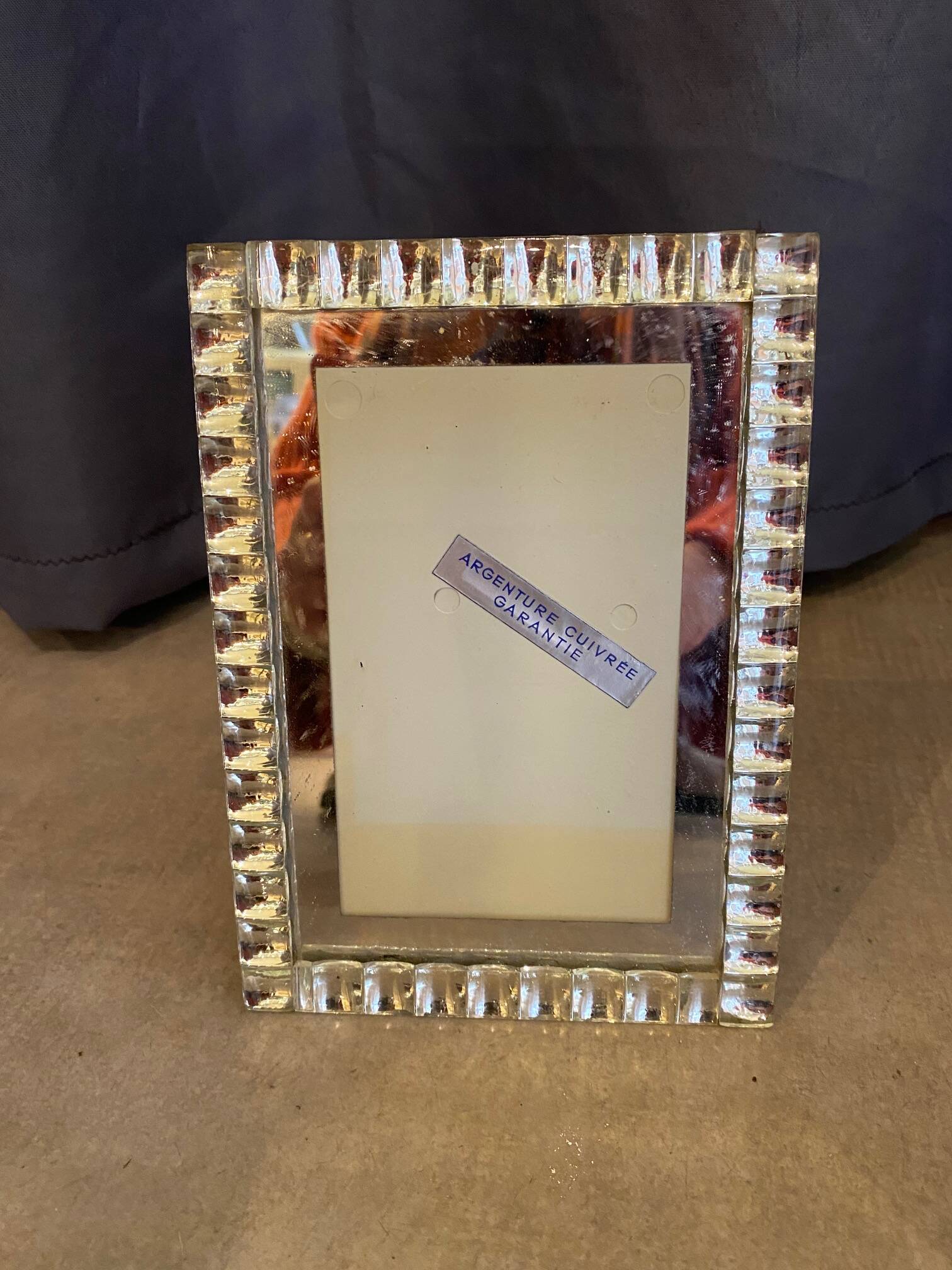 1940s/1950s photo frame to install with glass square front