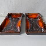 Vintage ceramic cups signed vallauris
