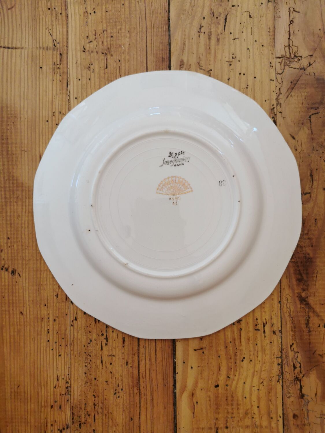 Mismatched vintage flat plates