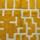 Unique natural wool Moroccan rug 3x2 m