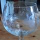 Large crystal wine glass