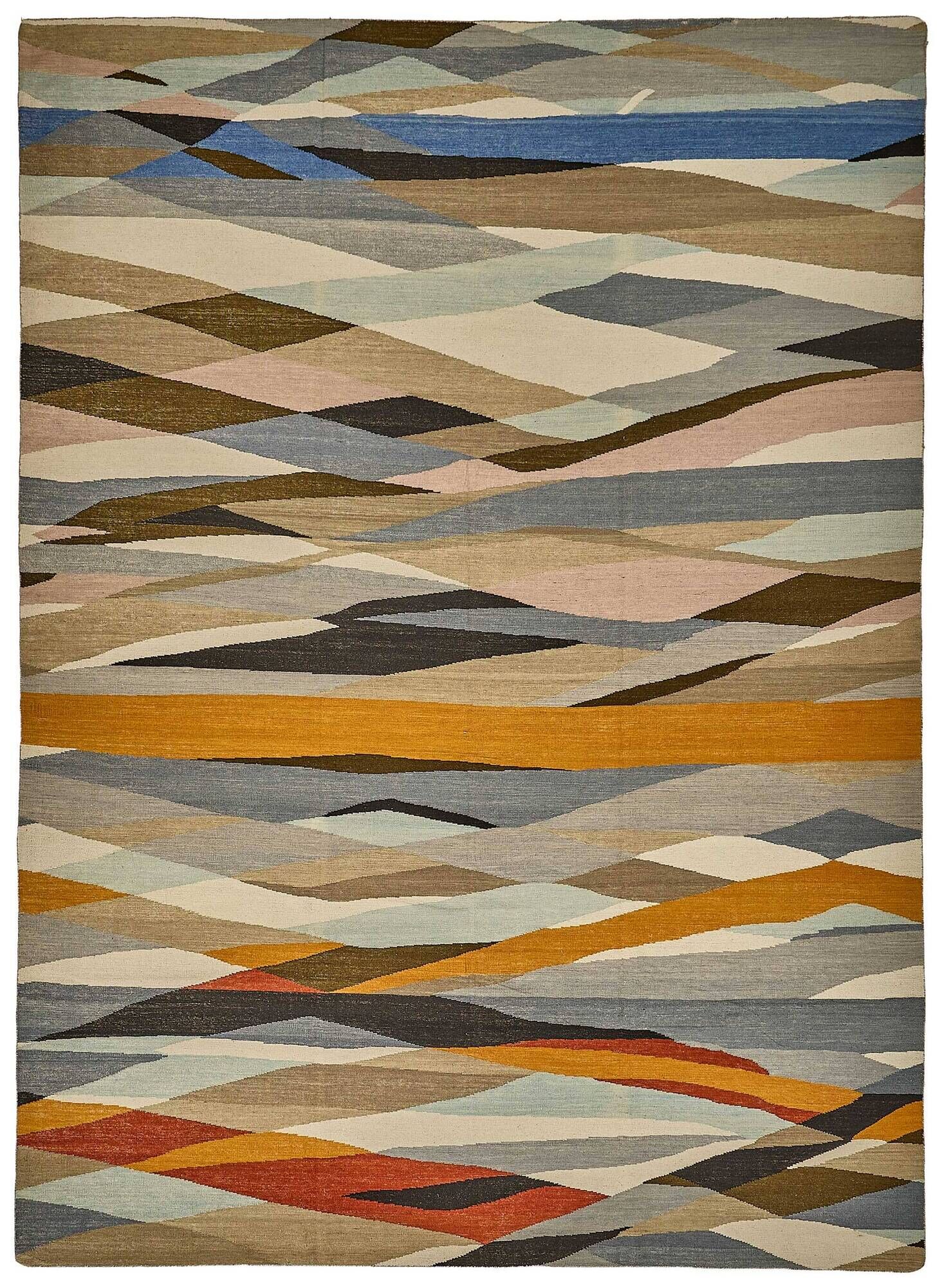 Contemporary Tribal Decorative Kilim 317 cm x 433 cm