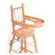 Chaise haute de poupée vintage