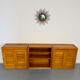 Modular sideboard Ateliers Chauvin solid wood design 70s