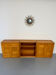 Modular sideboard Ateliers Chauvin solid wood design 70s