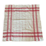 Vintage Finnish Finlayson red checkered tablecloth