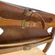 Deux chaises Safari danoises des années 1950 en chêne et cuir par Poul Hundevad