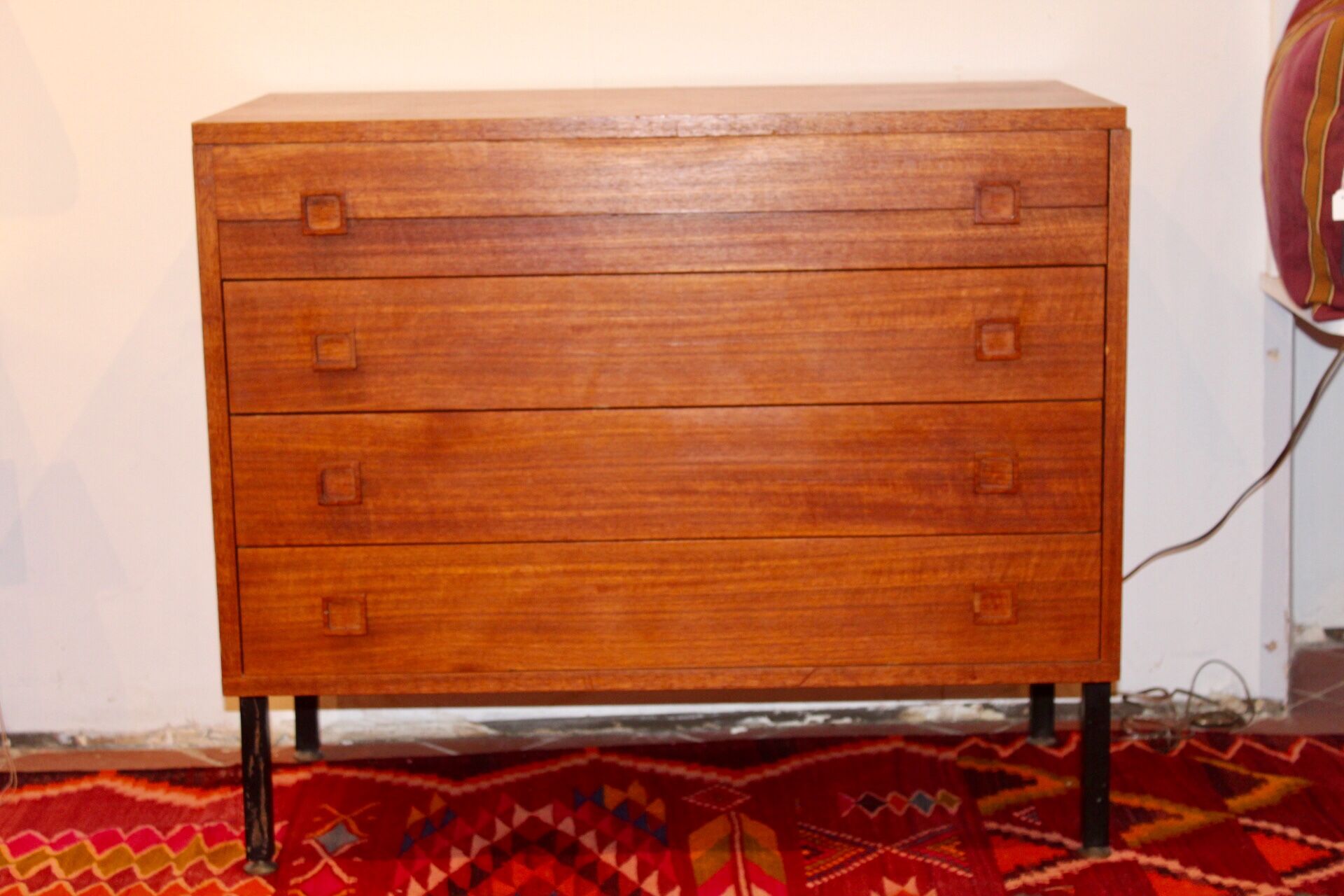 Chest of drawers dressing table years 70