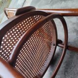 Set of 5 Thonet Long John chairs