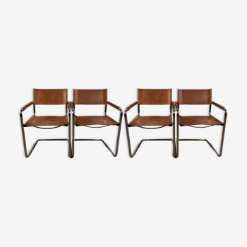 Set of four chairs, Linea Veam, Italy, 1970s