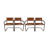 Set of four chairs, Linea Veam, Italy, 1970s