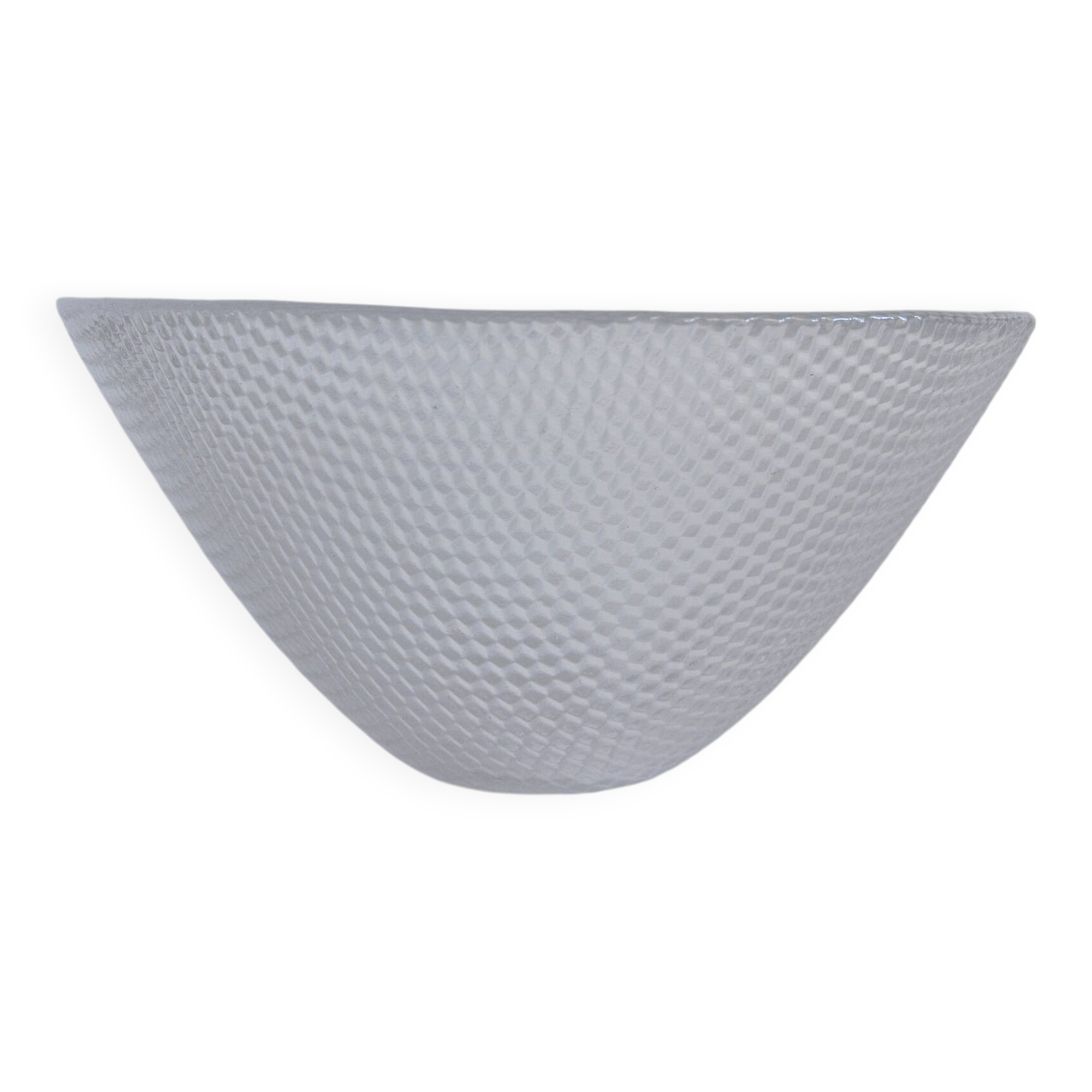 Glass bowl Trigona for Holmegaard, Denmark 1980s