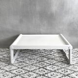 Guzzini tray Jolly white, bed tray, Luigi Massoni